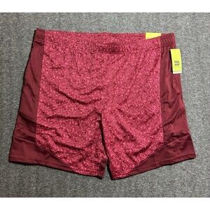 All In Motion Men's Shorts Basketball Print Red 2XL